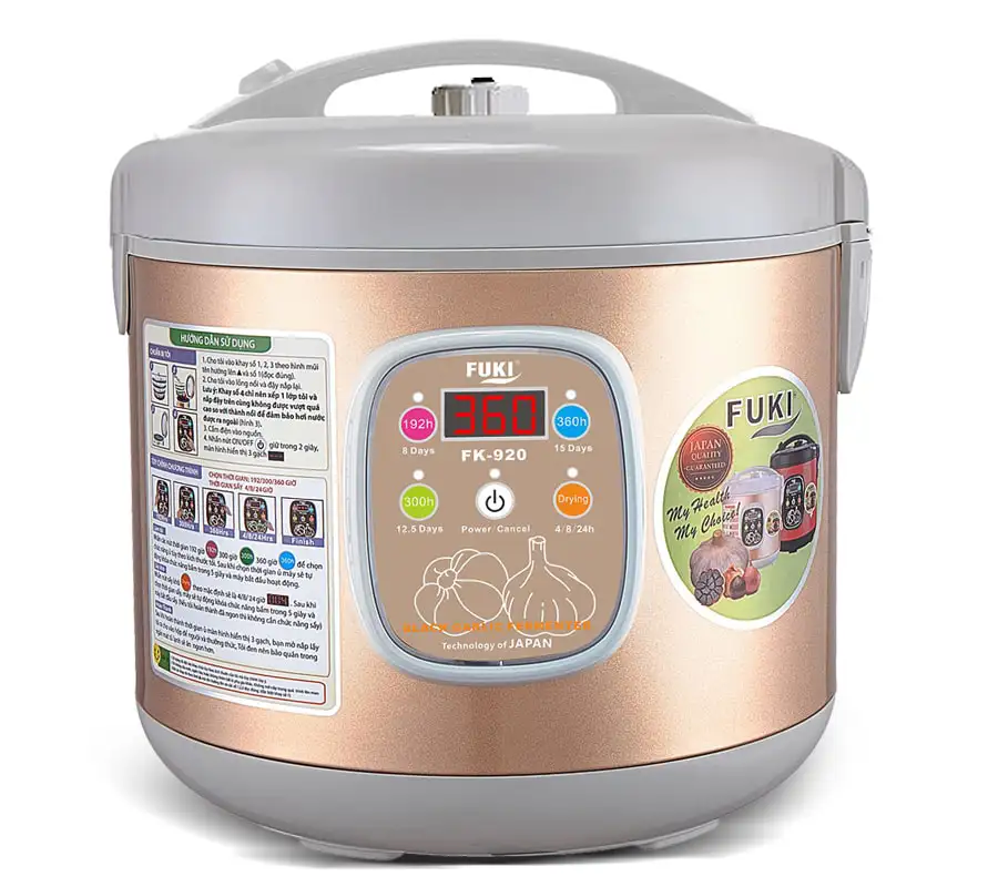 Máy làm tỏi đen FUKI FK-920 loại 8L (Vàng Gold)