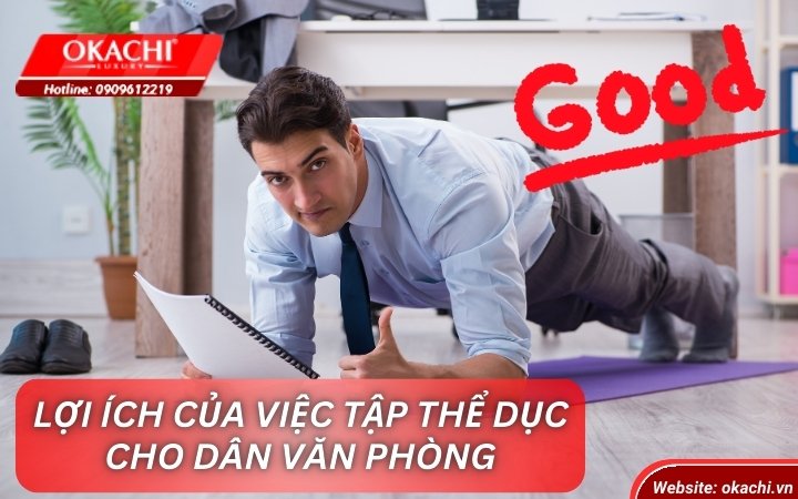 Lợi ích của việc tập thể dục cho dân văn phòng