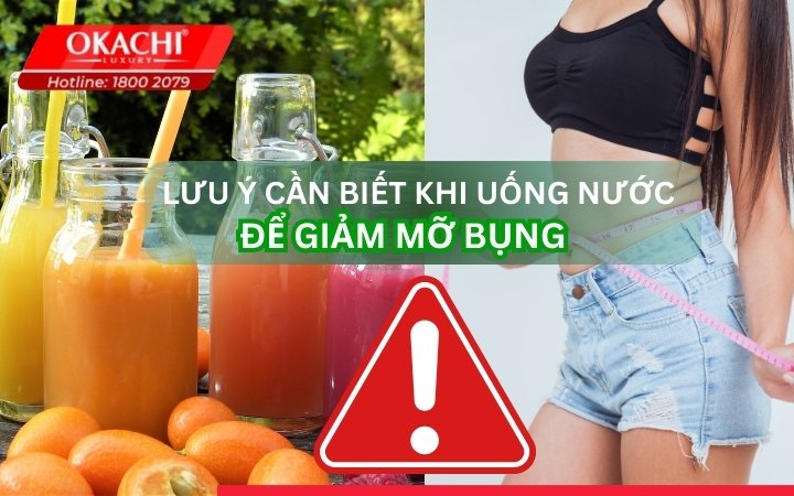 Lưu ý khi sử dụng đồ uống giảm cân