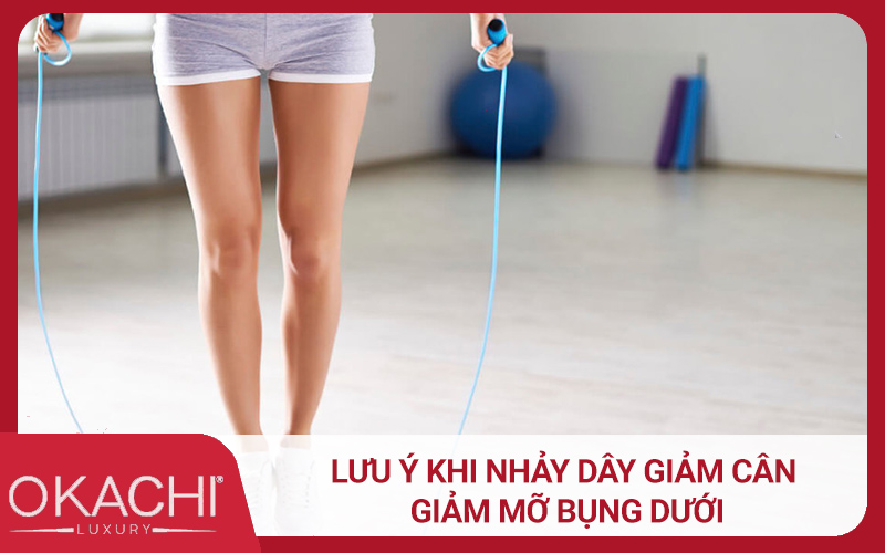 Lưu ý khi nhảy dây giảm cân giảm mỡ bụng dưới