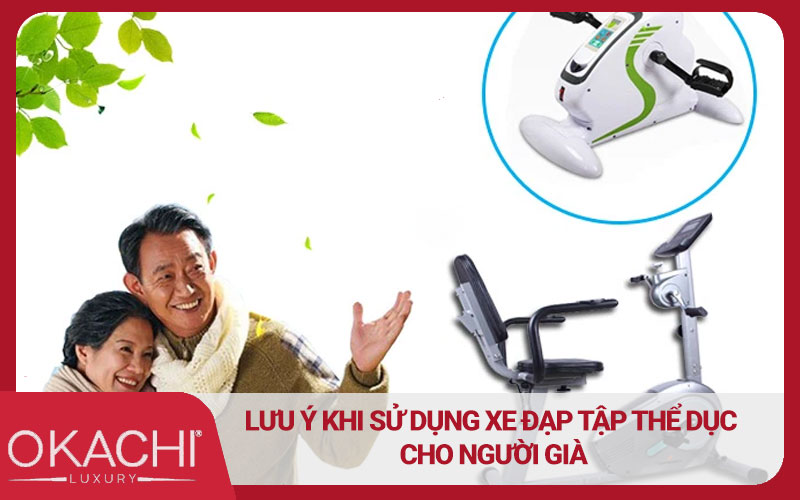 Sử dụng xe đạp cho người già tập thể dục cần lưu ý gì