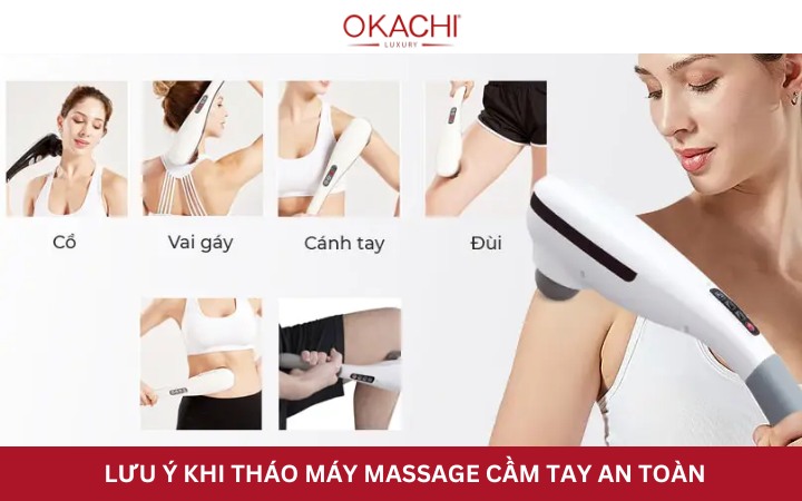 luu y khi thao may massage cam tay an toan