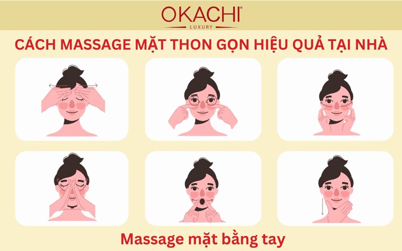 Cách massage mặt thon gọn hiệu quả tại nhà