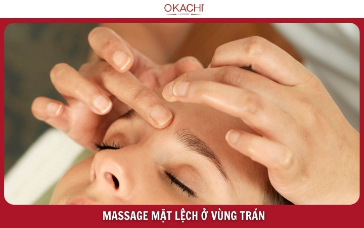 massage mat lech o vung tran