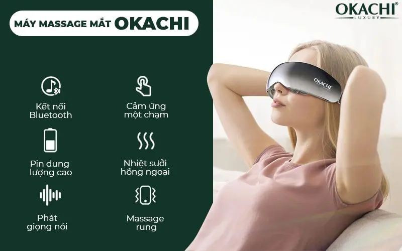 máy massage mắt OKACHI
