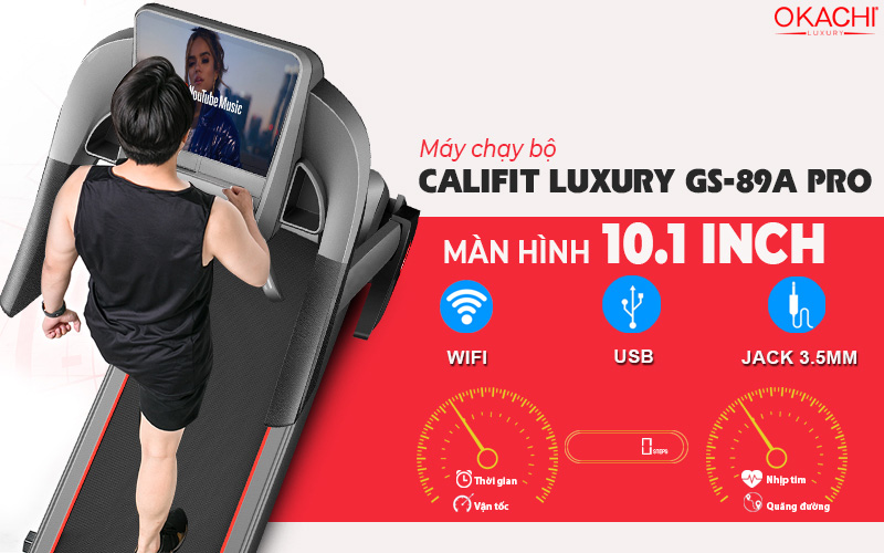 Máy chạy bộ dòng CALIFIT LUXURY GS-89A PRO