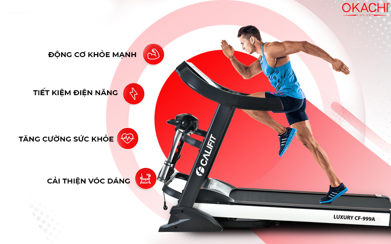 Máy chạy bộ đa năng CALIFIT LUXURY CF-999A