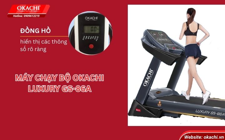 Máy chạy bộ OKACHI LUXURY GS-86A