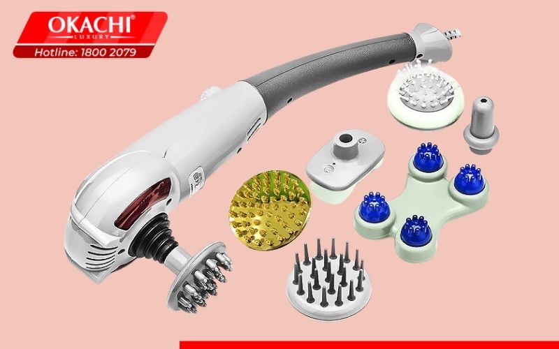 Máy massage cầm tay 7 đầu