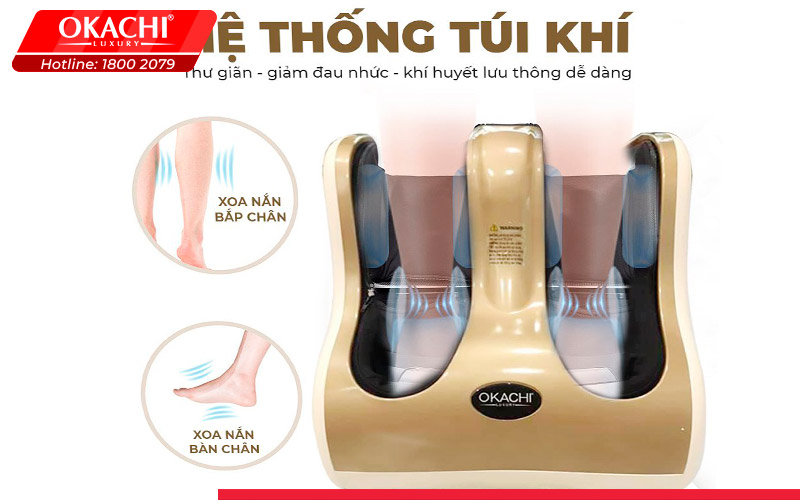 Máy massage chân điều trị đau lòng bàn chân hiệu quả