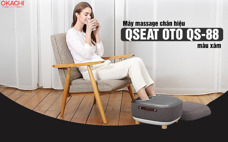 Máy massage chân hồng ngoại Fuki Nhật Bản FK-6811 màu đỏ