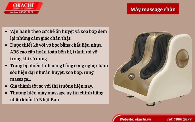 Máy massage chân