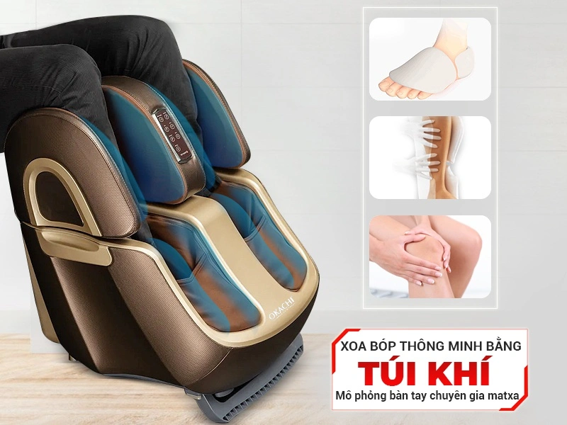 Máy massage chân thông minh 4D OKACHI JP-988 Plus