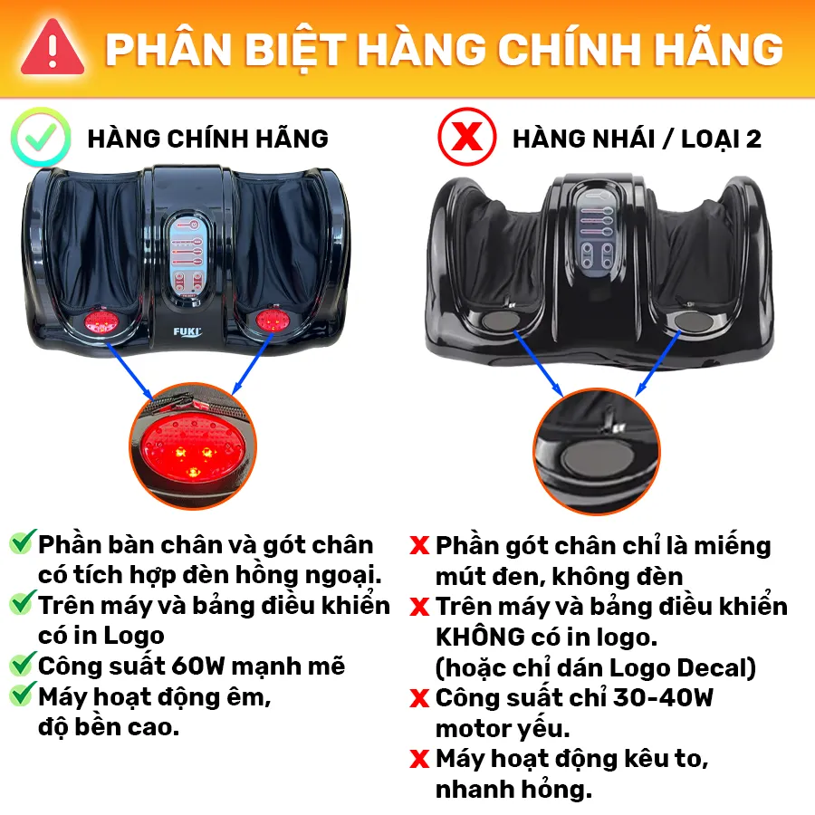 Máy massage chân hồng ngoại Fuki Nhật Bản FK-6811(màu đen)