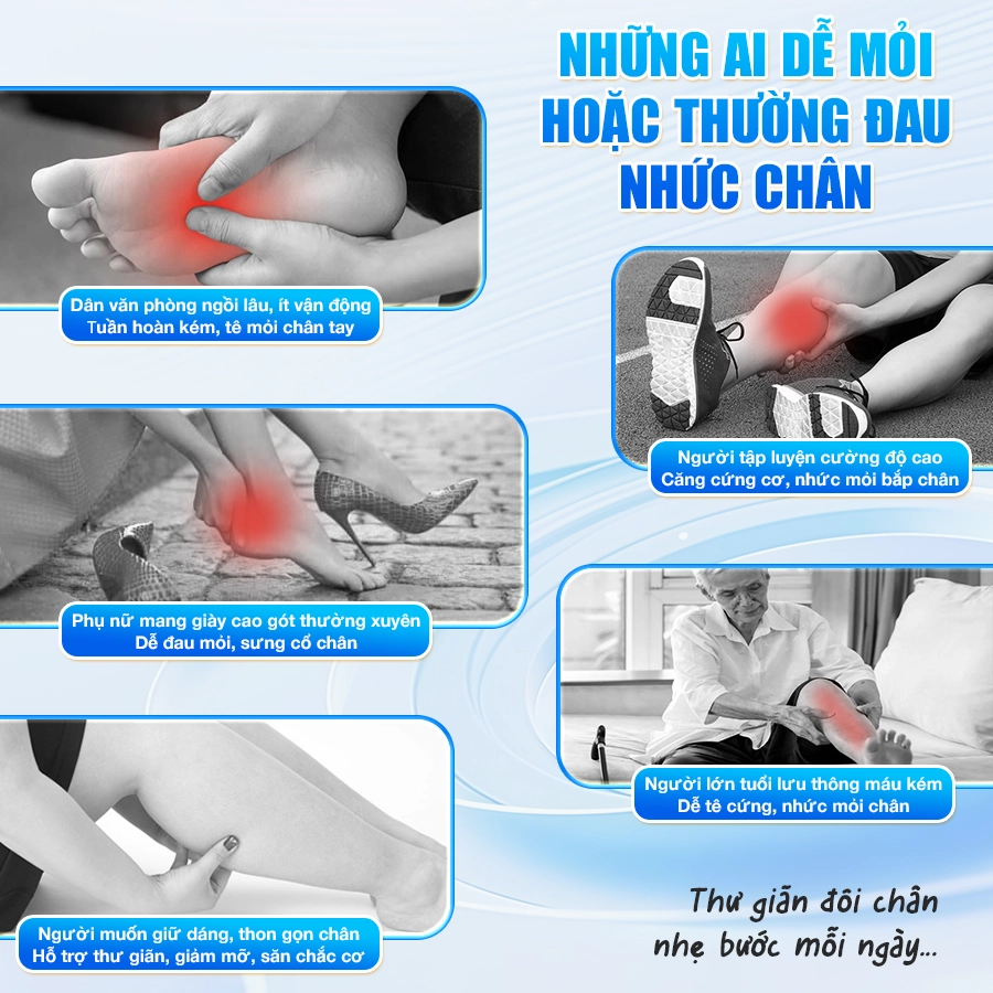 Máy massage chân và rung chân OKACHI JP-801 ( Màu đen)