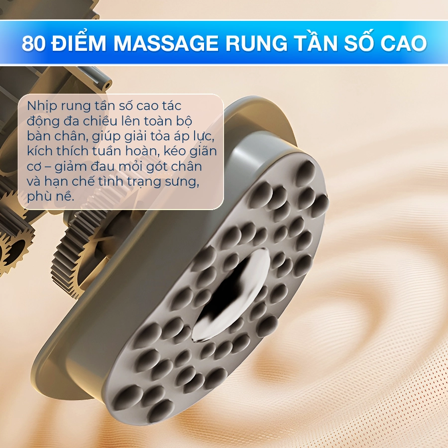 Máy massage chân và rung chân OKACHI JP-801 ( Màu đen)