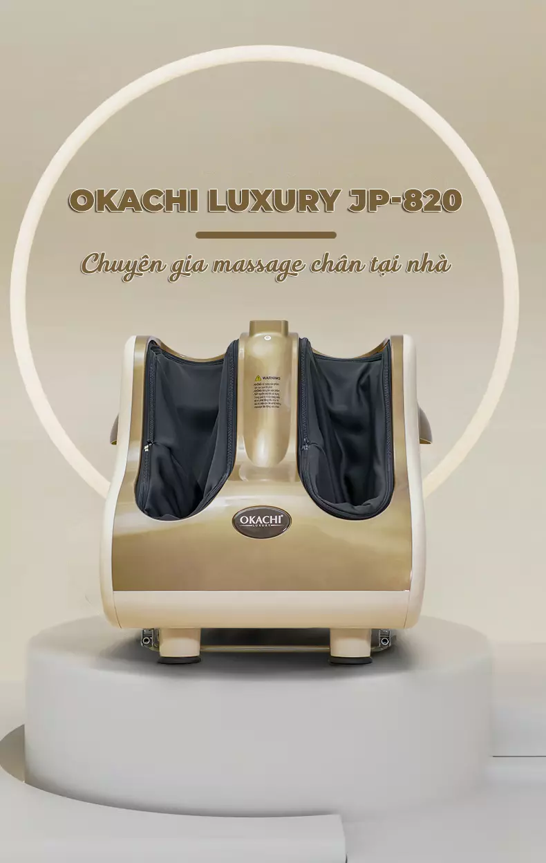 Máy massage chân Nhật Bản OKACHI JP-820 (4 motor)