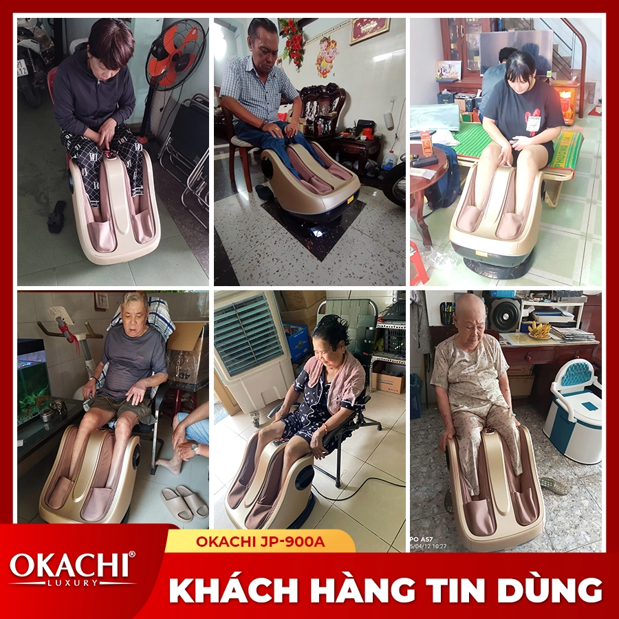 Máy massage chân và bắp chân OKACHI JP-900A (cao cấp)
