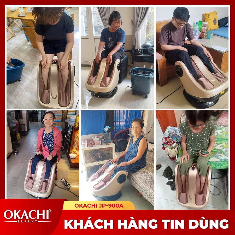 Máy massage chân và bắp chân OKACHI JP-900A (cao cấp)