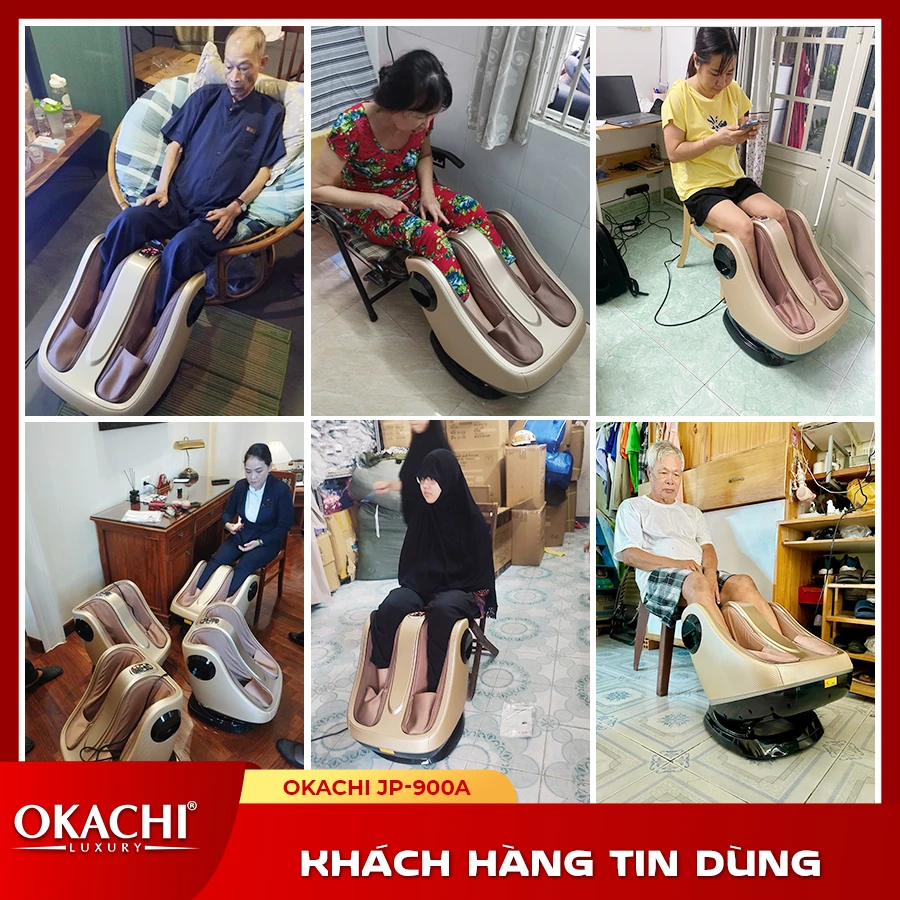 Máy massage chân và bắp chân OKACHI JP-900A (cao cấp)