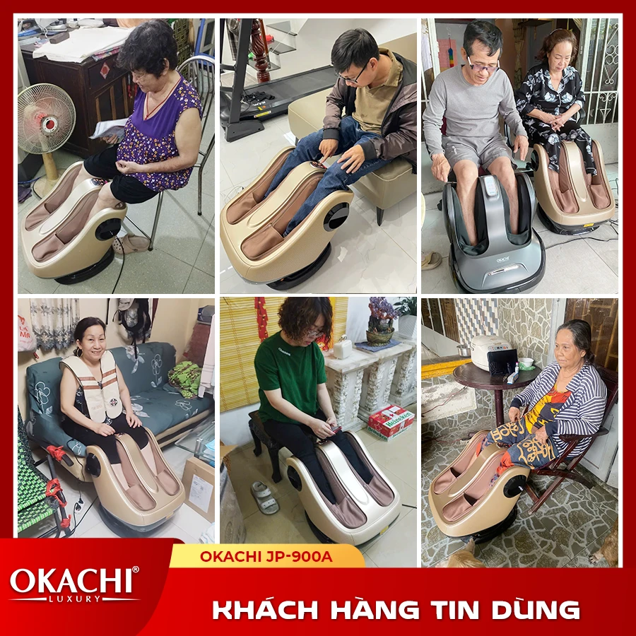 Máy massage chân và bắp chân OKACHI JP-900A (cao cấp)
