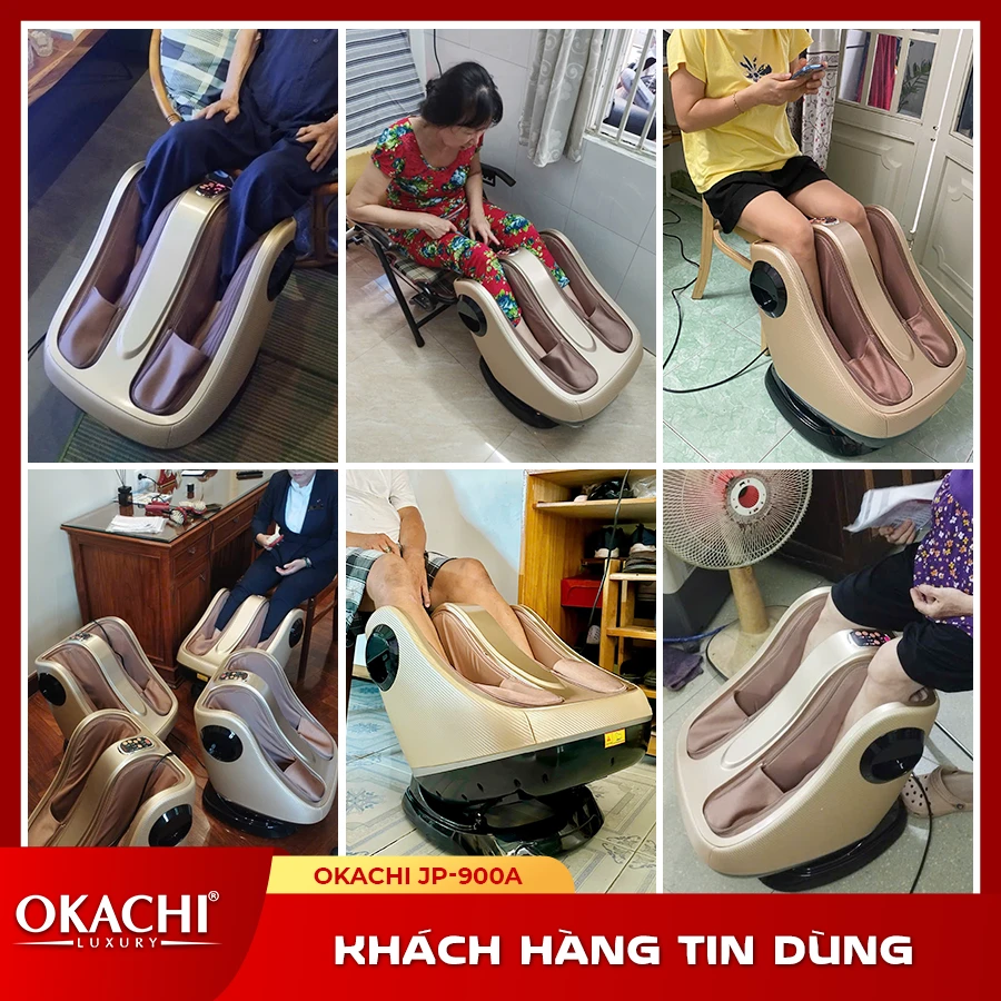 Máy massage chân và bắp chân OKACHI JP-900A (cao cấp)
