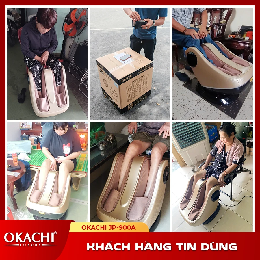 Máy massage chân và bắp chân OKACHI JP-900A (cao cấp)