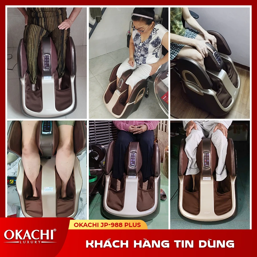 Máy massage chân thông minh 4D OKACHI JP-988 Plus
