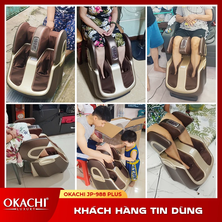 Máy massage chân thông minh 4D OKACHI JP-988 Plus