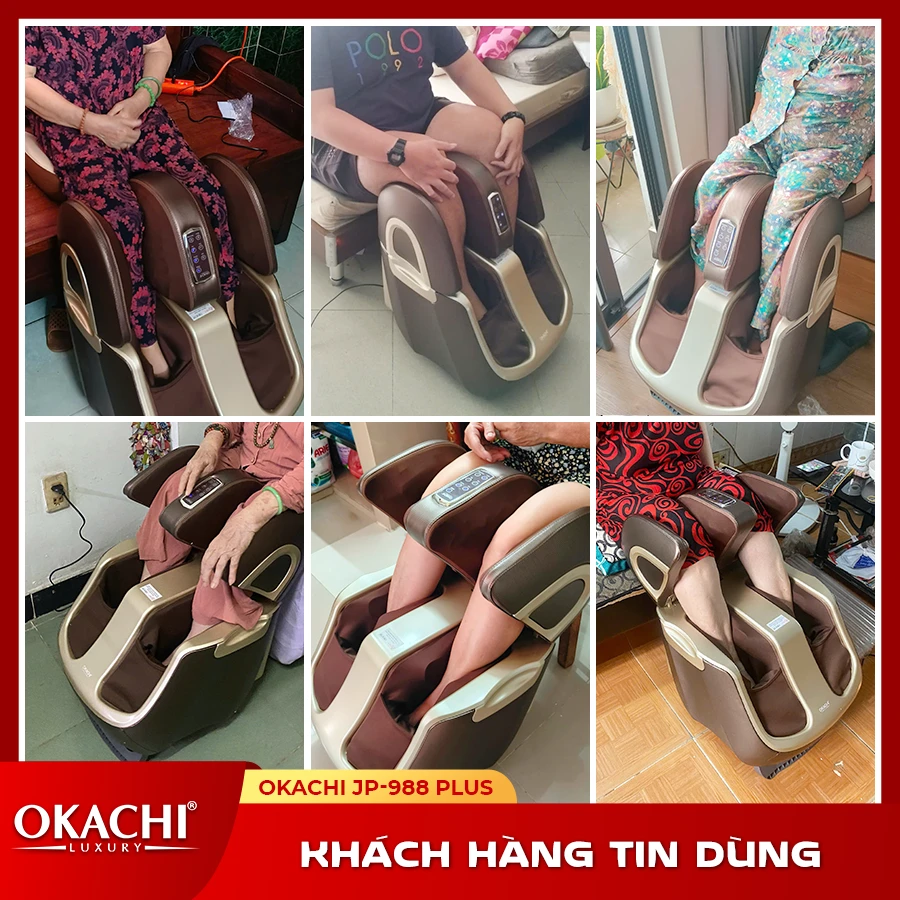 Máy massage chân thông minh 4D OKACHI JP-988 Plus