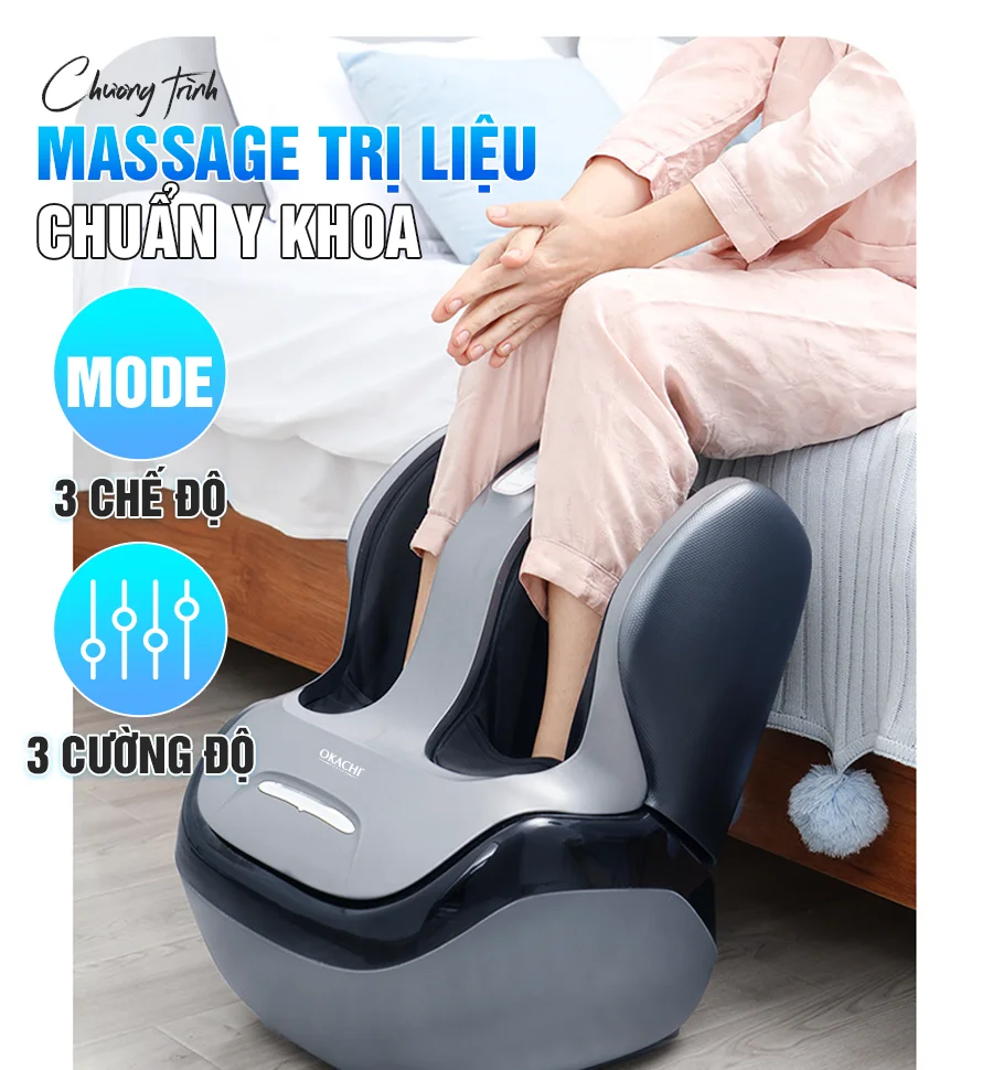 Máy Massage Chân Và Bắp Chân OKACHI JP-986 (Đen)