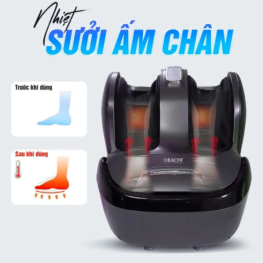Máy Massage Chân Và Bắp Chân OKACHI JP-986 (Đen)