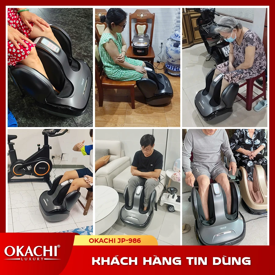 Máy Massage Chân Và Bắp Chân OKACHI JP-986 (Đen)
