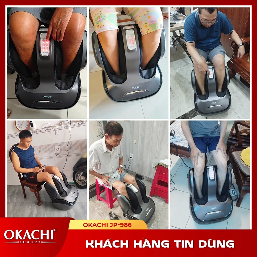 Máy Massage Chân Và Bắp Chân OKACHI JP-986 (Đen)