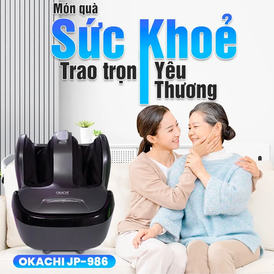 Máy Massage Chân Và Bắp Chân OKACHI JP-986 (Đen)