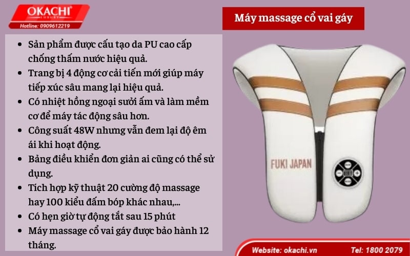 Máy massage cổ vai gáy