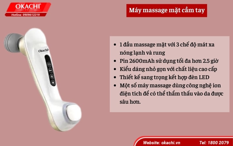 Máy massage mặt cầm tay