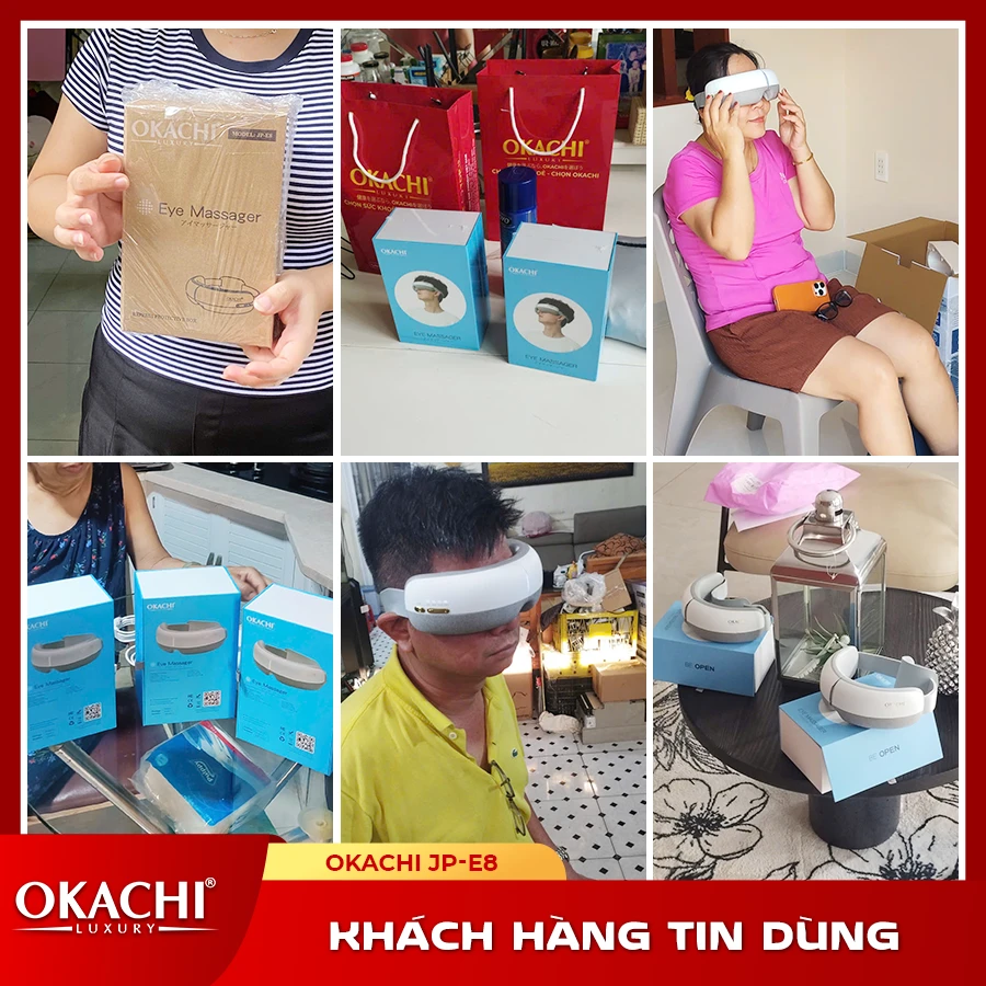 Máy Massage mắt OKACHI JP-E8