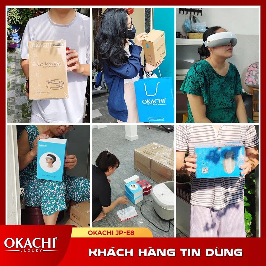 Máy Massage mắt OKACHI JP-E8