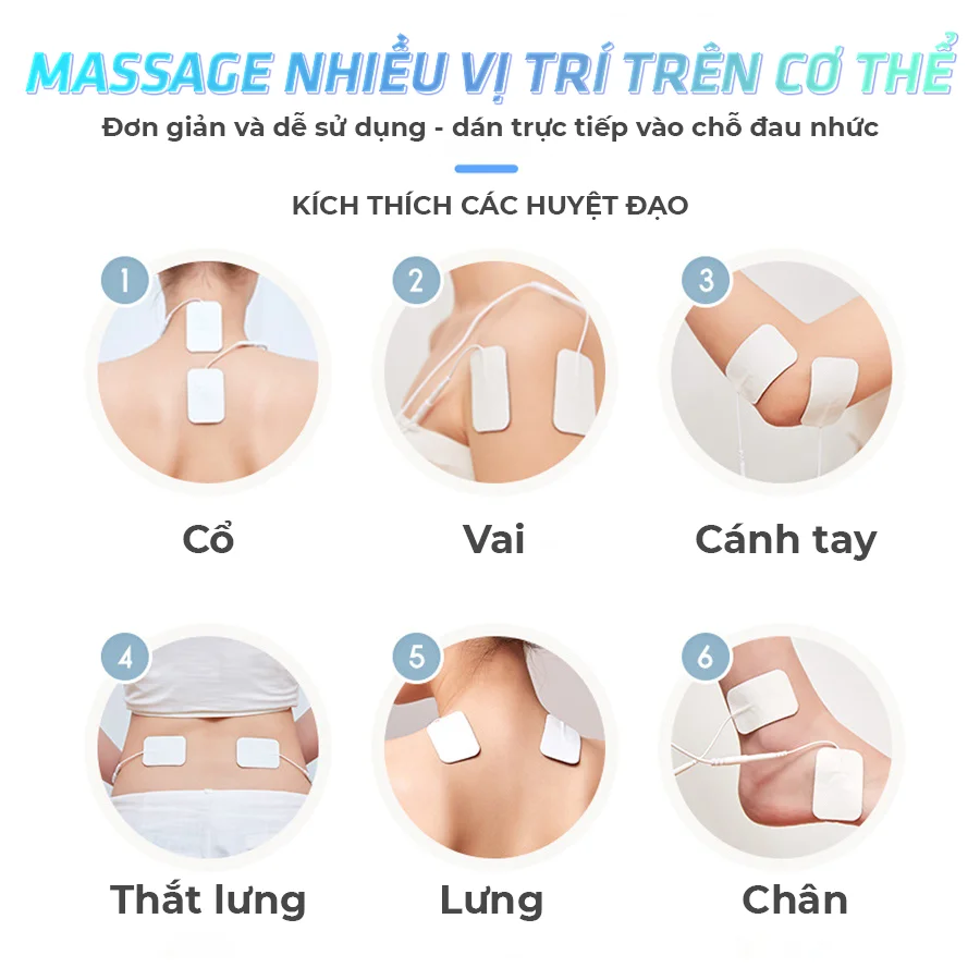 Máy masaage trị liệu xung điện OKACHI JP-E20