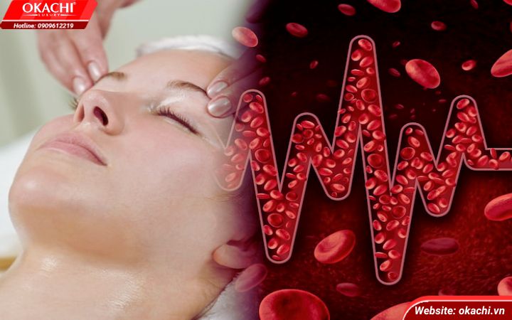 Thiết bị masage da mặt giúp tăng cường lưu thông máu
