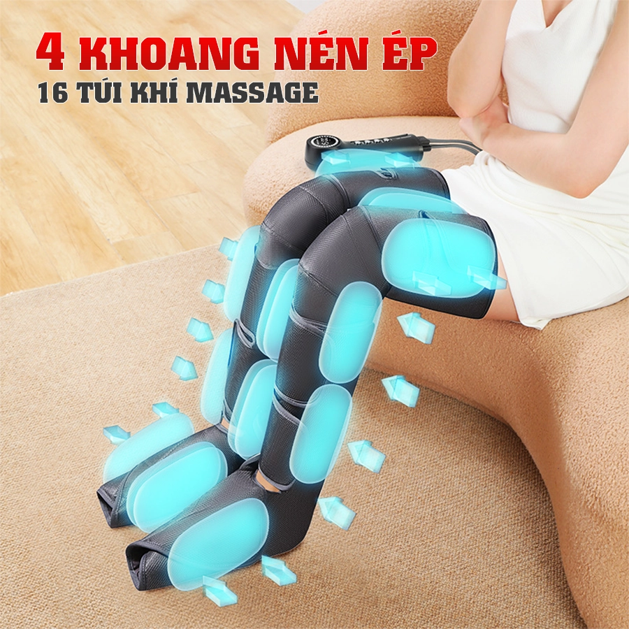 Máy nén ép trị liệu suy giãn tĩnh mạch chân mini OKACHI JP-1800