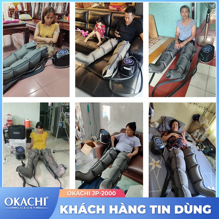 Máy nén ép trị liệu suy giãn tĩnh mạch OKACHI LUXURY JP-2000