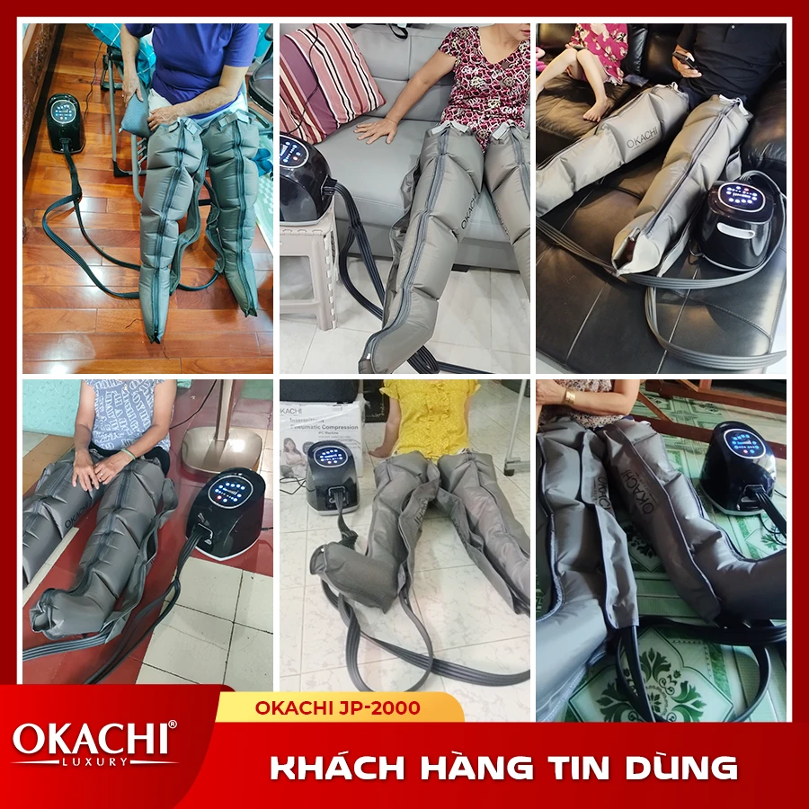 Máy nén ép trị liệu suy giãn tĩnh mạch OKACHI LUXURY JP-2000