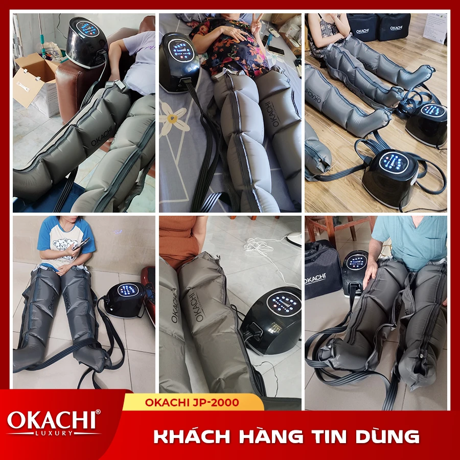 Máy nén ép trị liệu suy giãn tĩnh mạch OKACHI LUXURY JP-2000