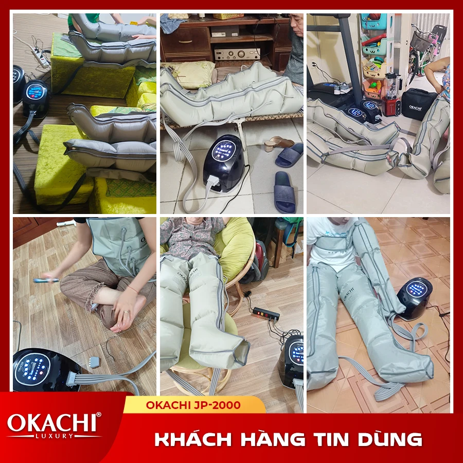 Máy nén ép trị liệu suy giãn tĩnh mạch OKACHI LUXURY JP-2000