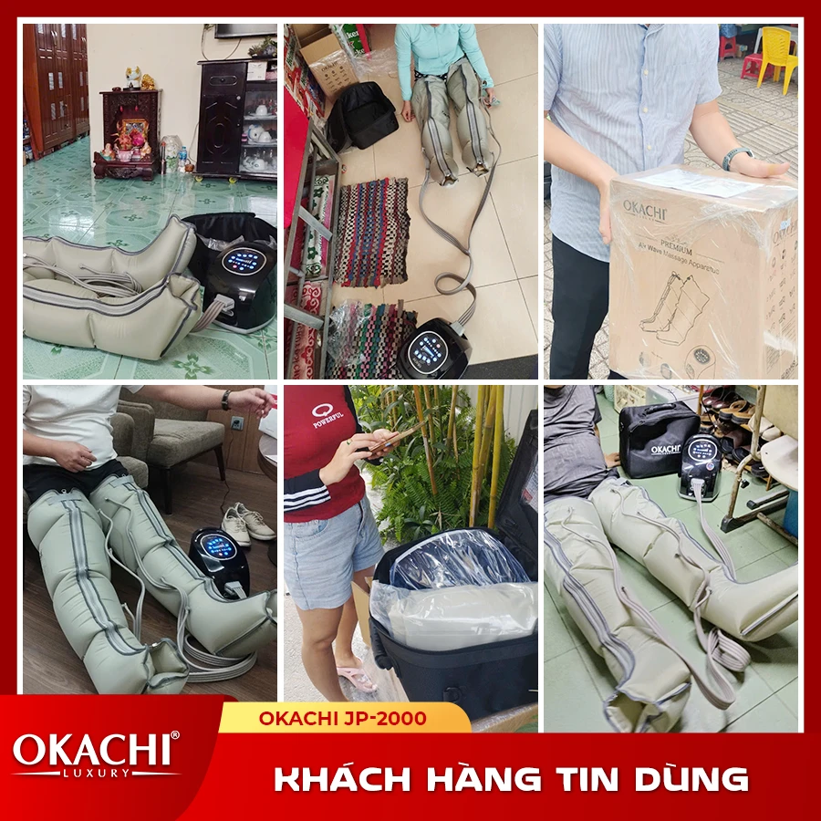 Máy nén ép trị liệu suy giãn tĩnh mạch OKACHI LUXURY JP-2000