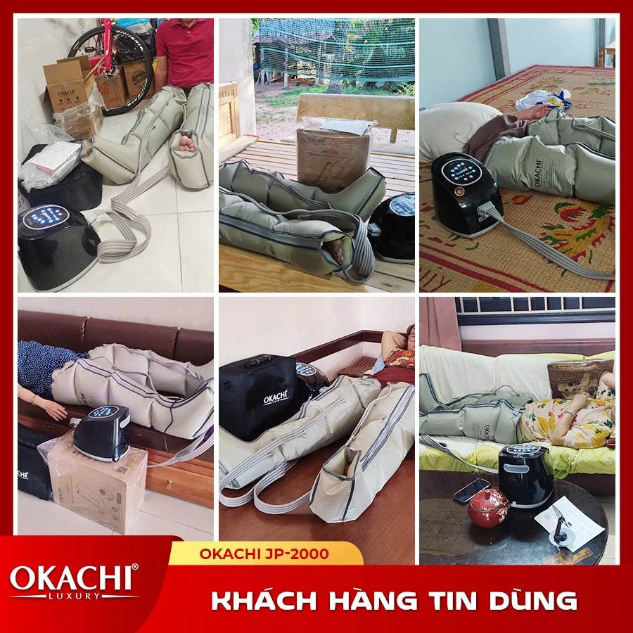 Máy nén ép trị liệu suy giãn tĩnh mạch OKACHI LUXURY JP-2000
