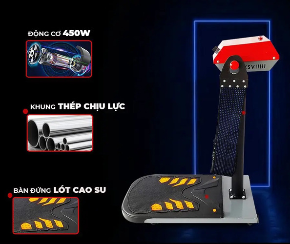 Máy rung bụng đứng Pro New 450W