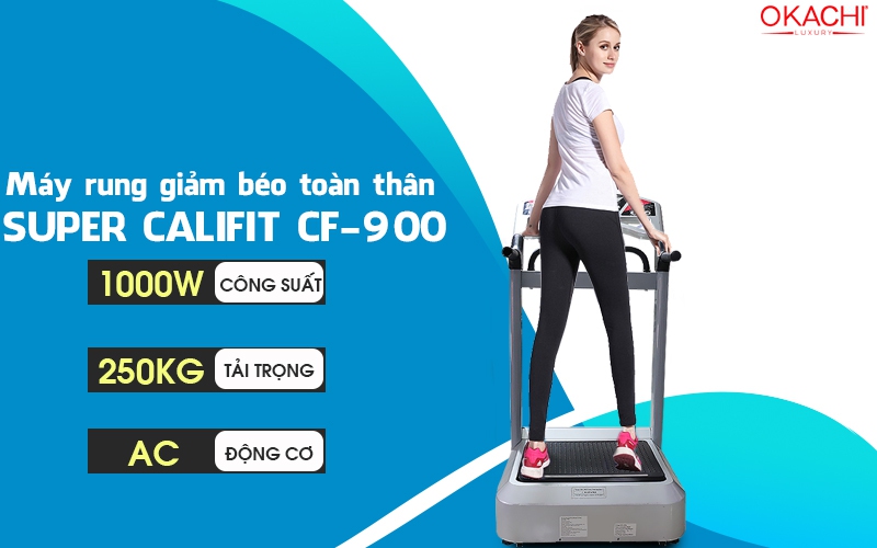 Máy rung giảm béo toàn thân Super Califit CF-900